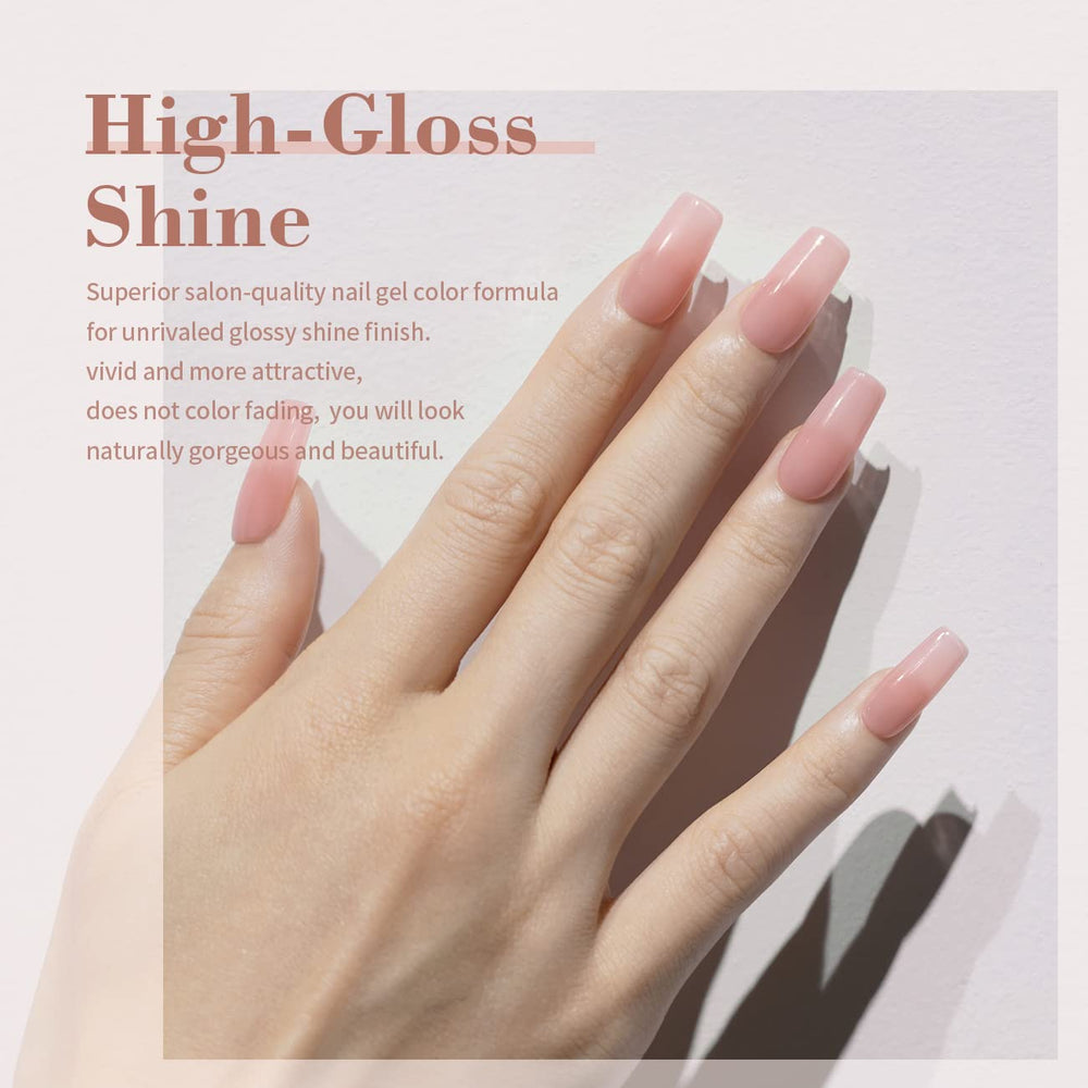 RARJSM Uñas Francesa Translúcida: estilo sutil para una apariencia clásica.