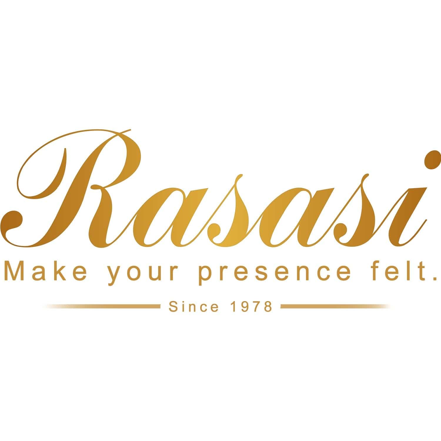Rasasi Hawas, empaque frontal elegante para impacto visual.
