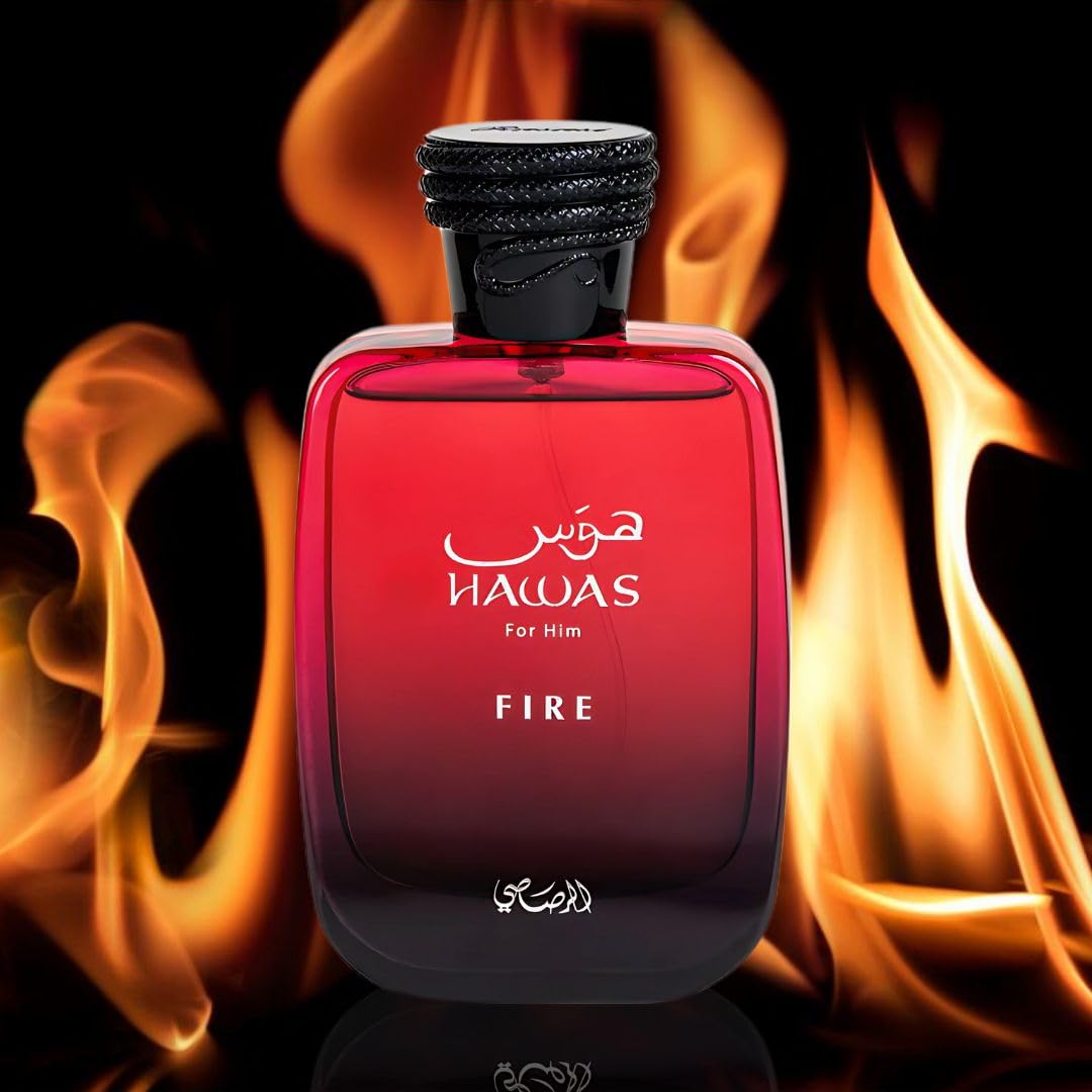 RASASI Hawas Fire, caja de presentación, regalo perfecto para ocasiones especiales.