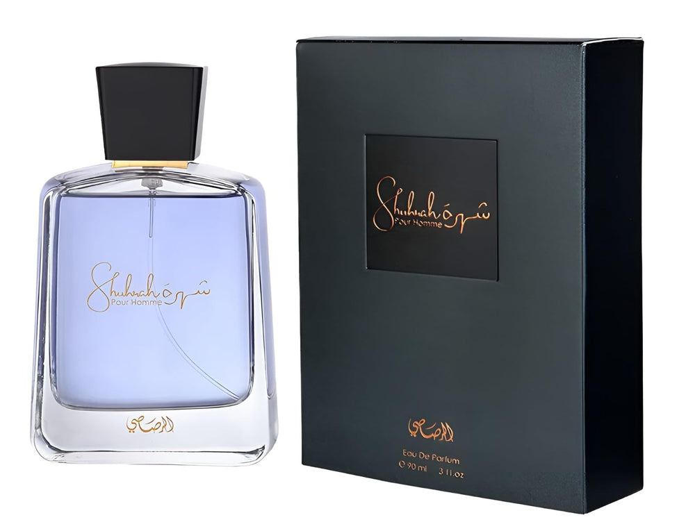 Rasasi Shuhrah, detalles del perfume que potencia la presencia diaria.
