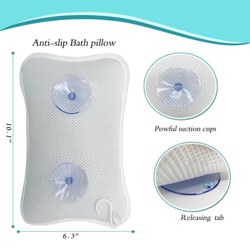 Almohada Rasenoo diseño ergonómico con soporte para cuello.