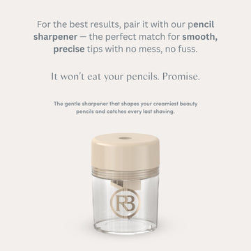 Ravie Beauty Soft Definition Almond – Lápiz vegano y libre de crueldad para maquillaje consciente.