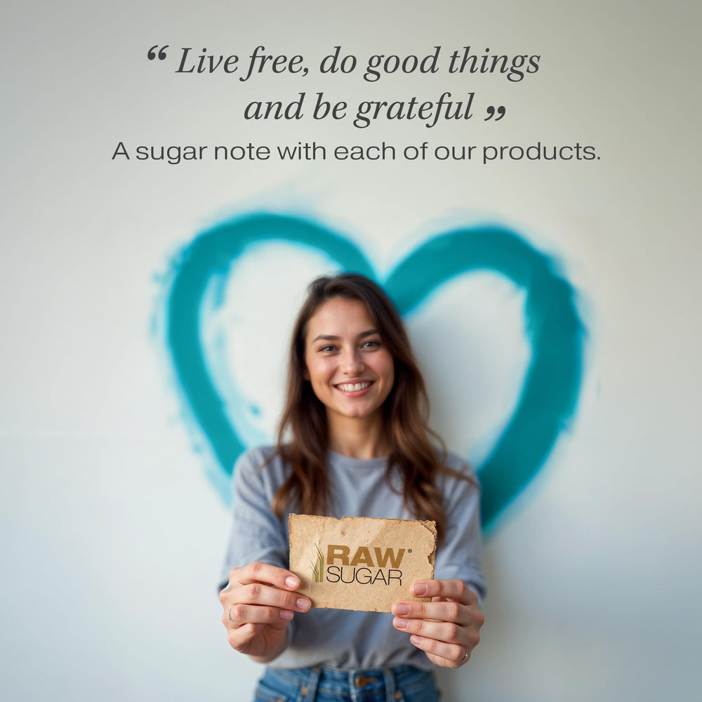 RAW SUGAR envase reciclable, compromiso con cuidado responsable