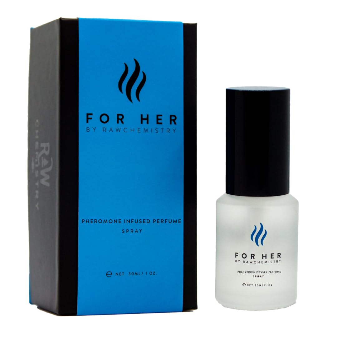 RawChemistry For Her, botella de perfume elegante para atraer miradas.