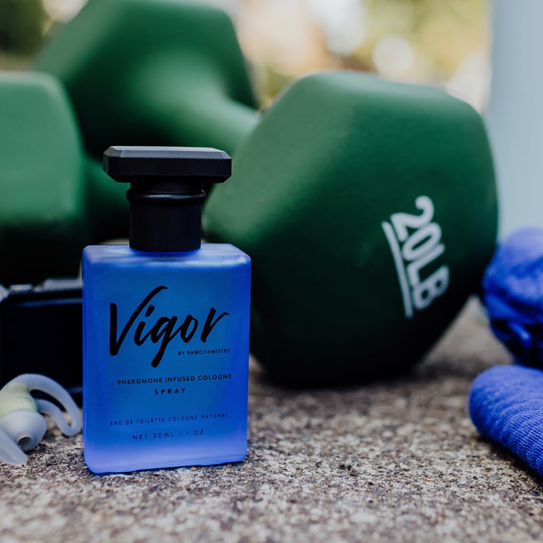 RawChemistry Vigor: aplicación suave, frasco de fácil uso para salidas.
