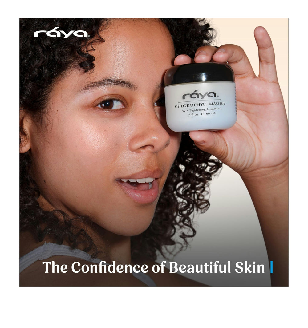 Raya Chlorophyll Masque: sin parabenos para piel sensible.