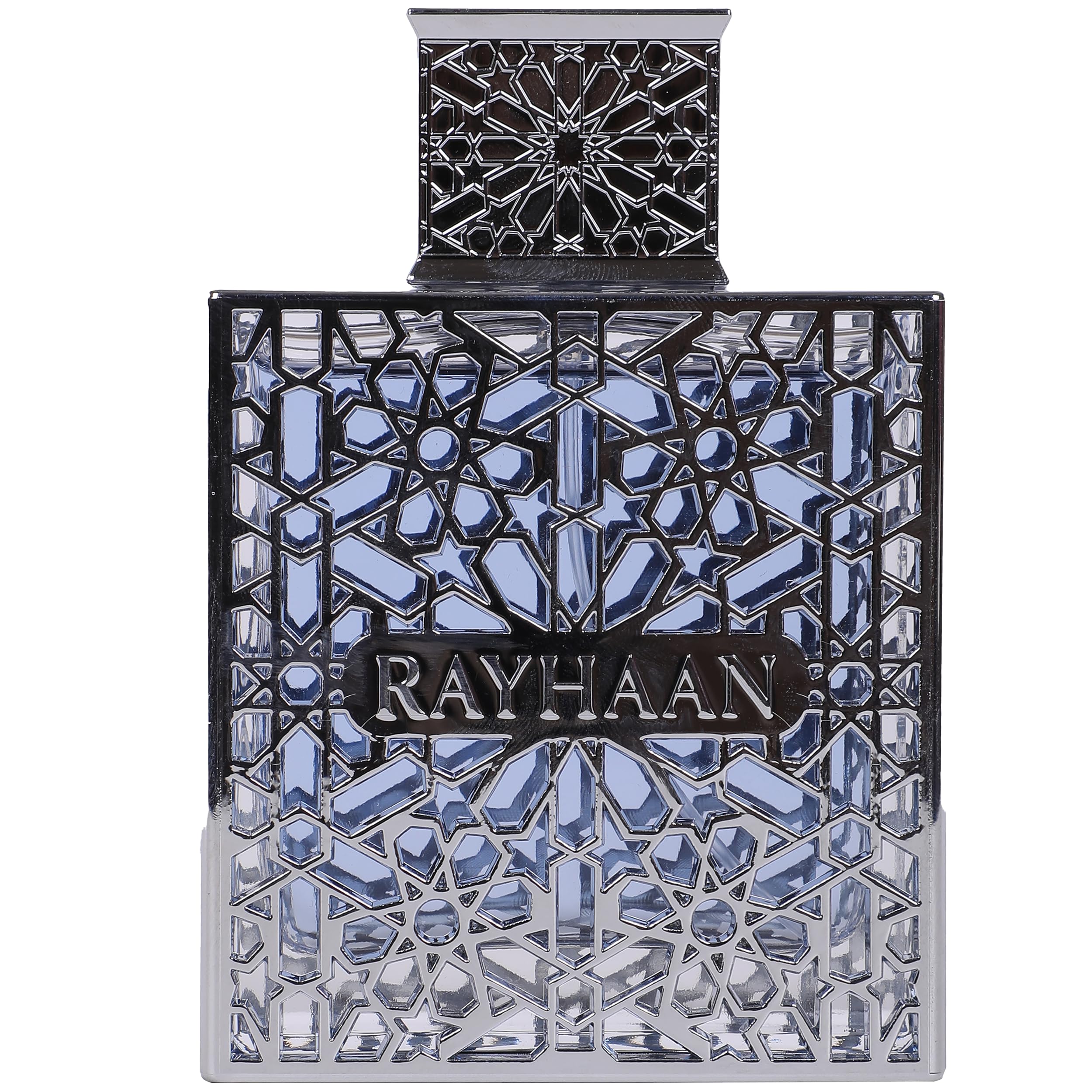 Rayhaan Aquatica: notas de salida con bergamota, lima y mandarina para un inicio fresco.