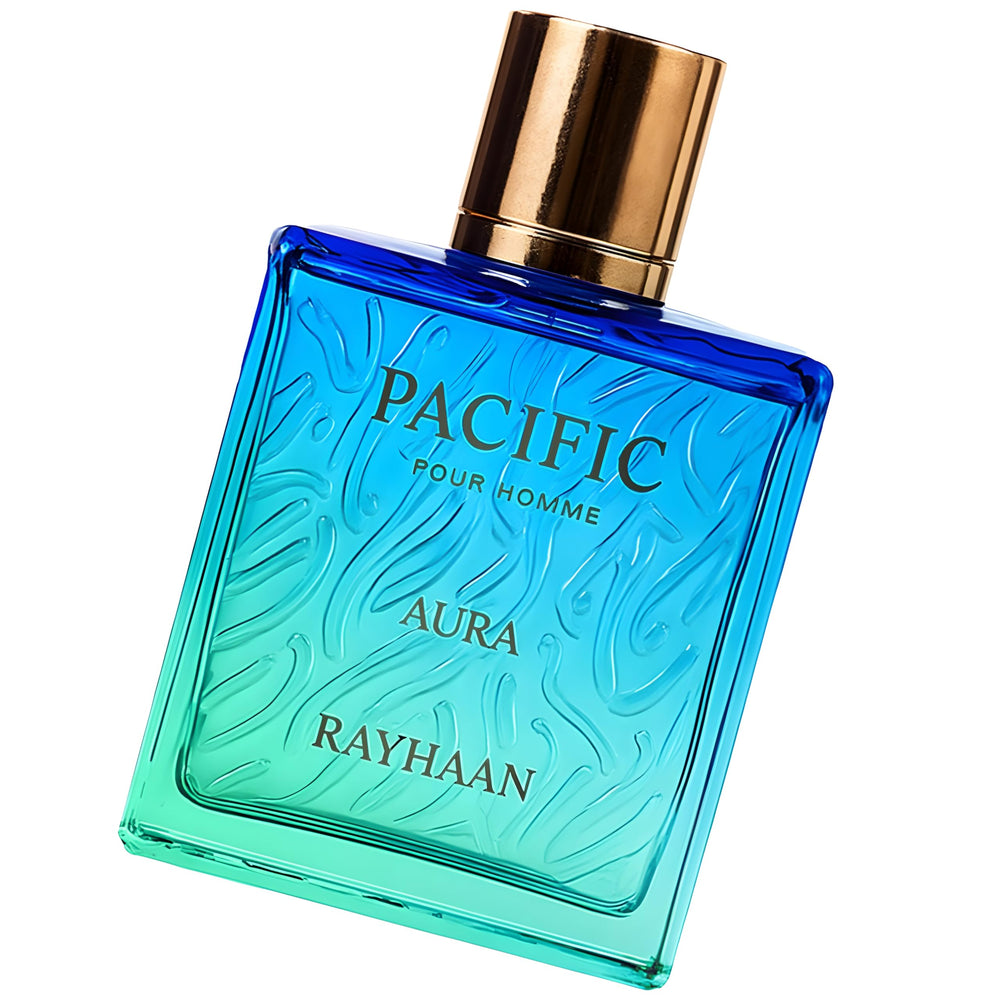 Corazón aromático de Rayhaan Pacific Aura con albahaca y rosa