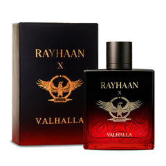 Rayhaan Valhalla cierra con roble, praline y sándalo para una base duradera.