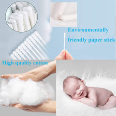 Rayhee hisopos con mango de papel reciclado, opción sostenible