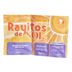 Rayitos de Sol: aplicación suave para blanqueo de vello corporal con protección de piel.