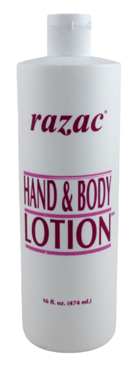Razac loción no grasa para manos y cuerpo, absorción rápida.