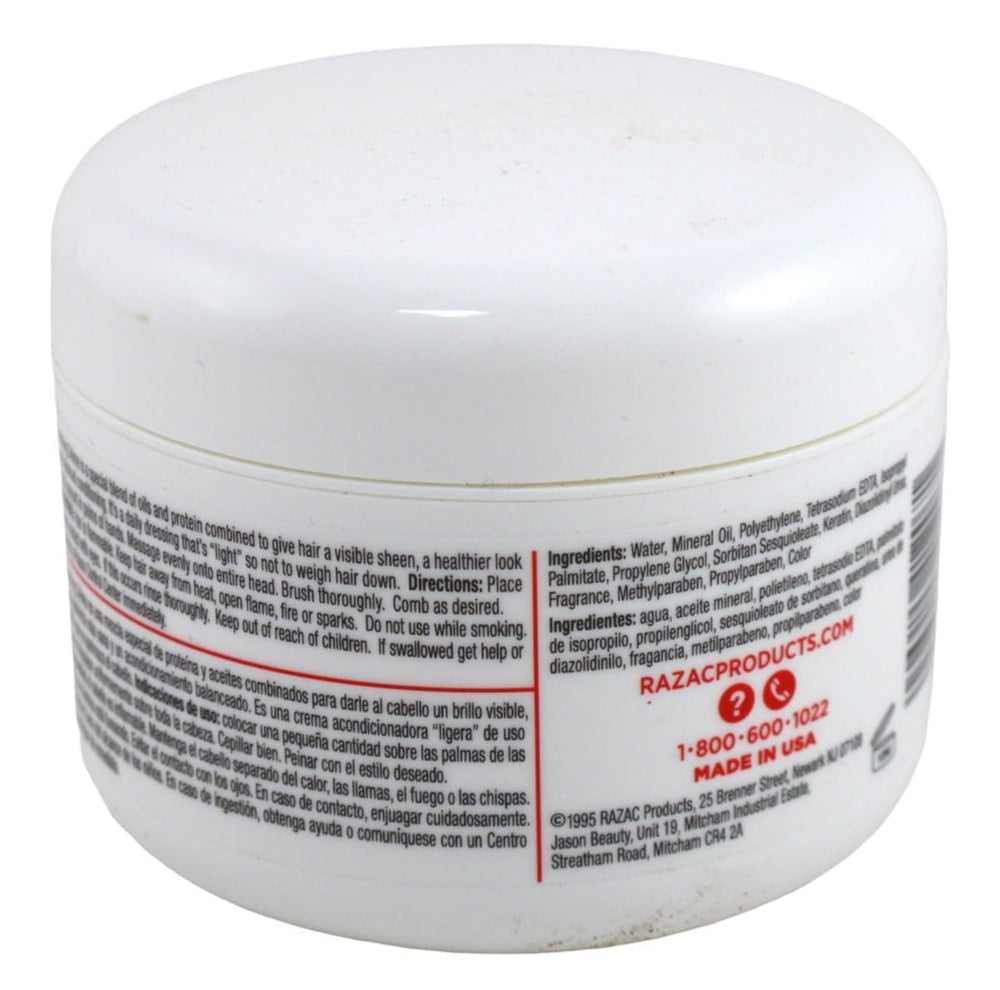 Razac Crème de finition pour permanentes, cheveux brillants après utilisation.
