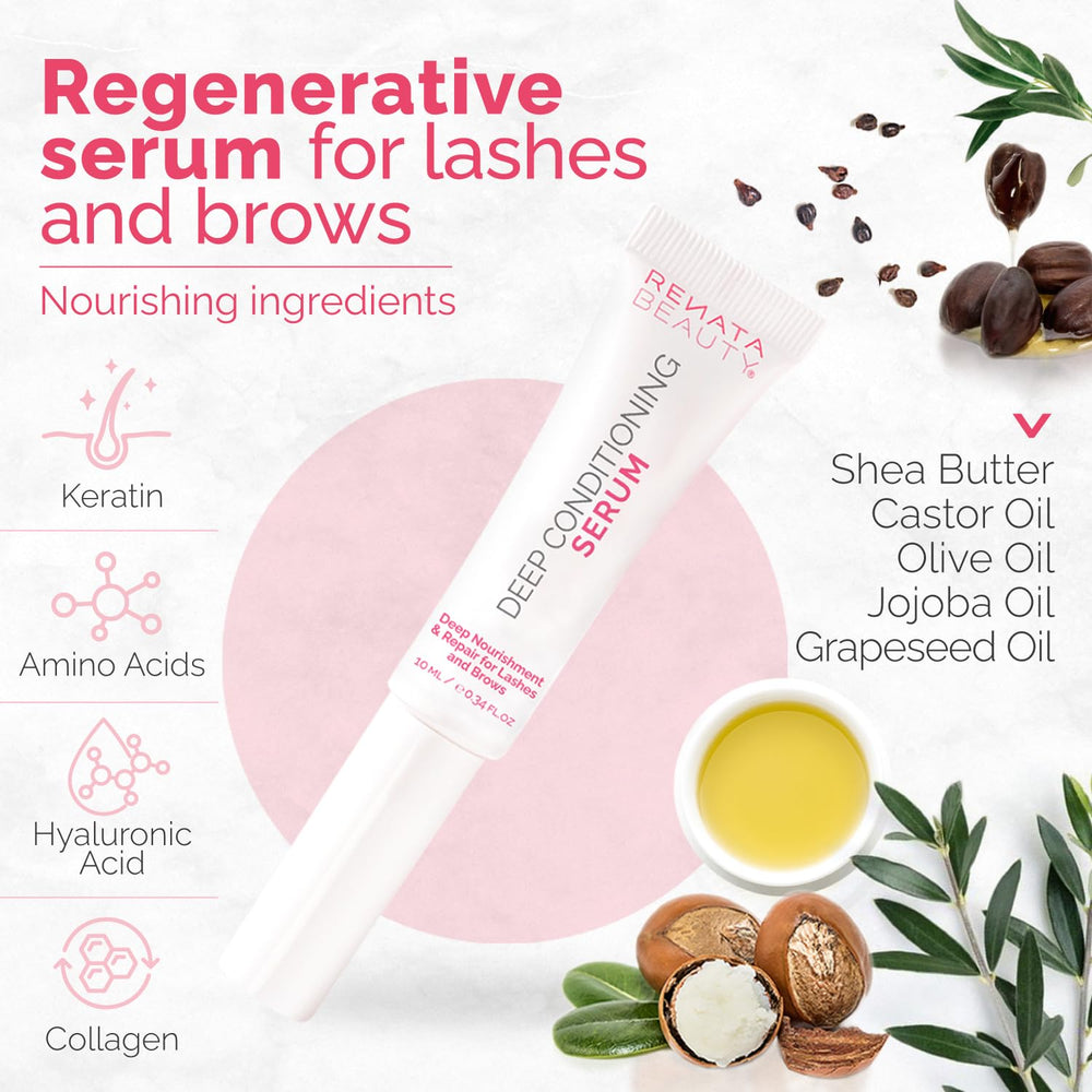 Aplicación diaria con RB Renata Beauty, cepillo suave para cejas y pestañas, cuidado cómodo.