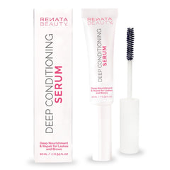 Sérum RB Renata Beauty para pestañas y cejas, botella en primer plano, fortalecimiento suave.
