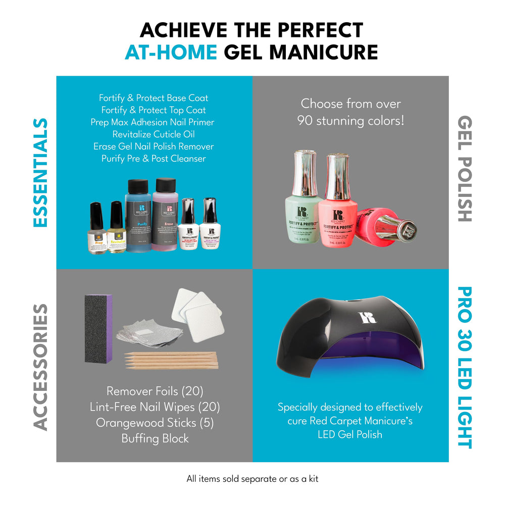 RC Red Carpet Manicure Purify brillo-alto: acabado brillante en casa