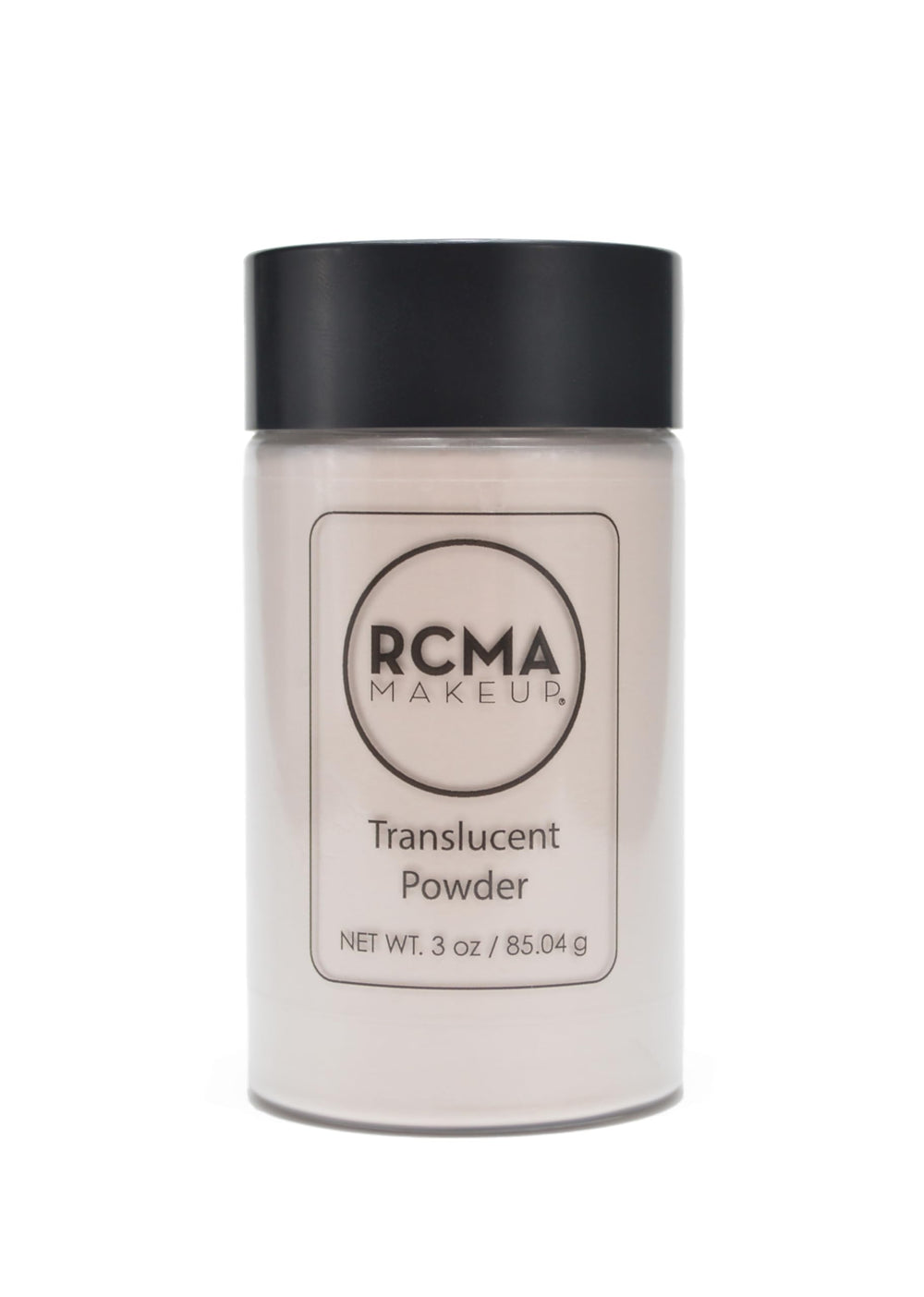 RCMA Polvo Translúcido aplicado con brocha para fijar base