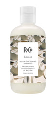 R+Co Dallas Champú Engrosante: botella elegante para volumen capilar