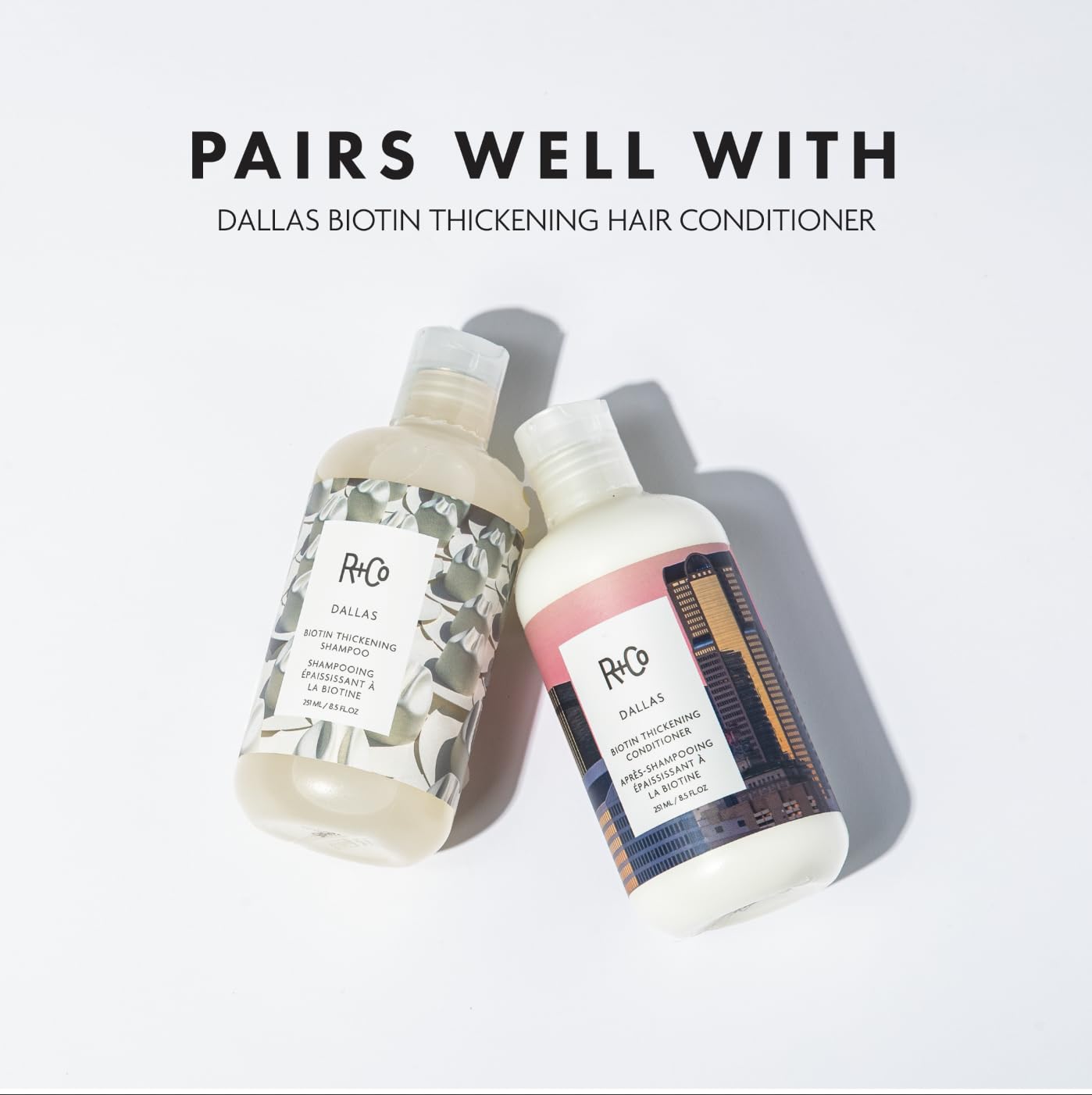 R+Co Dallas Champú Engrosante: cabello fino con más volumen y vitalidad