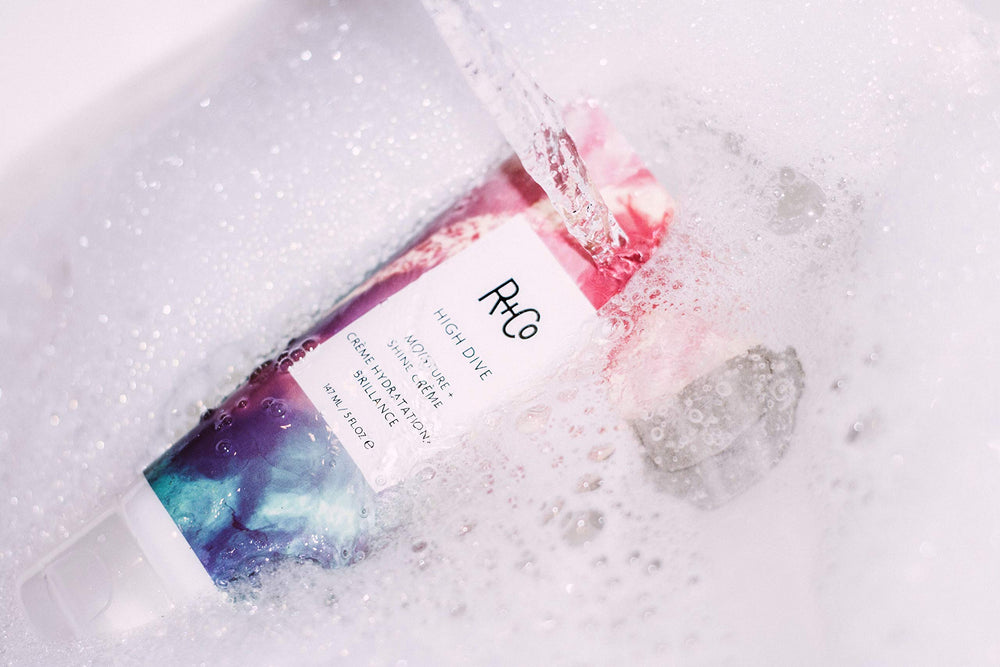 R+Co High Dive vitamina E para acondicionar y antioxidante suave