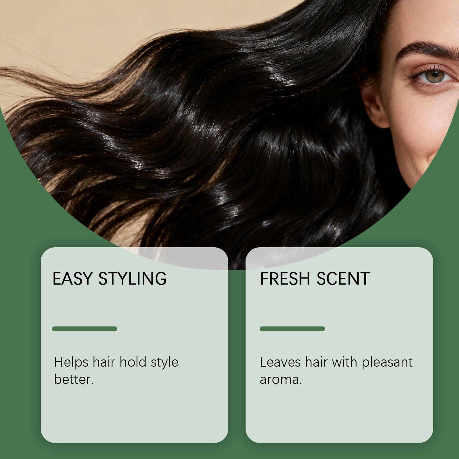 RCSCBC Eloria lather and rinse leaves hair soft and revitalized