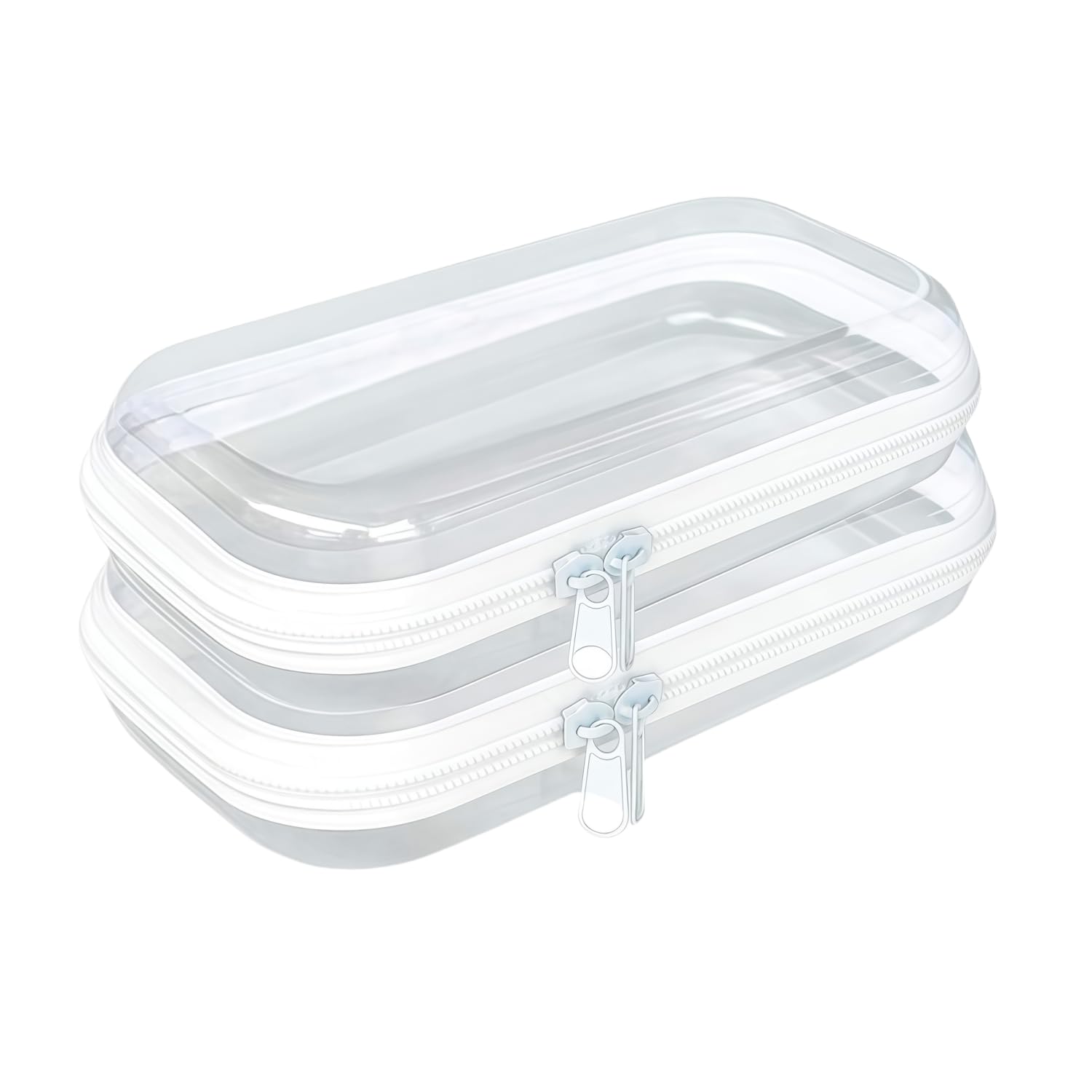 Rdttlv caja cierre duro transparente, ideal para identificar objetos al instante.
