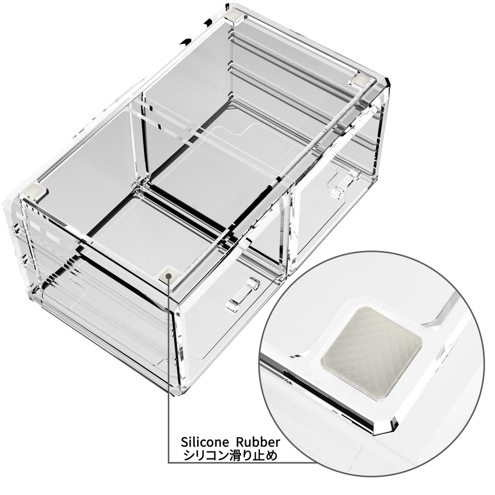 READAEER Organiseur Maquillage compartiments supérieurs accessibles