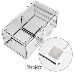 READAEER Organiseur Maquillage compartiments supérieurs accessibles