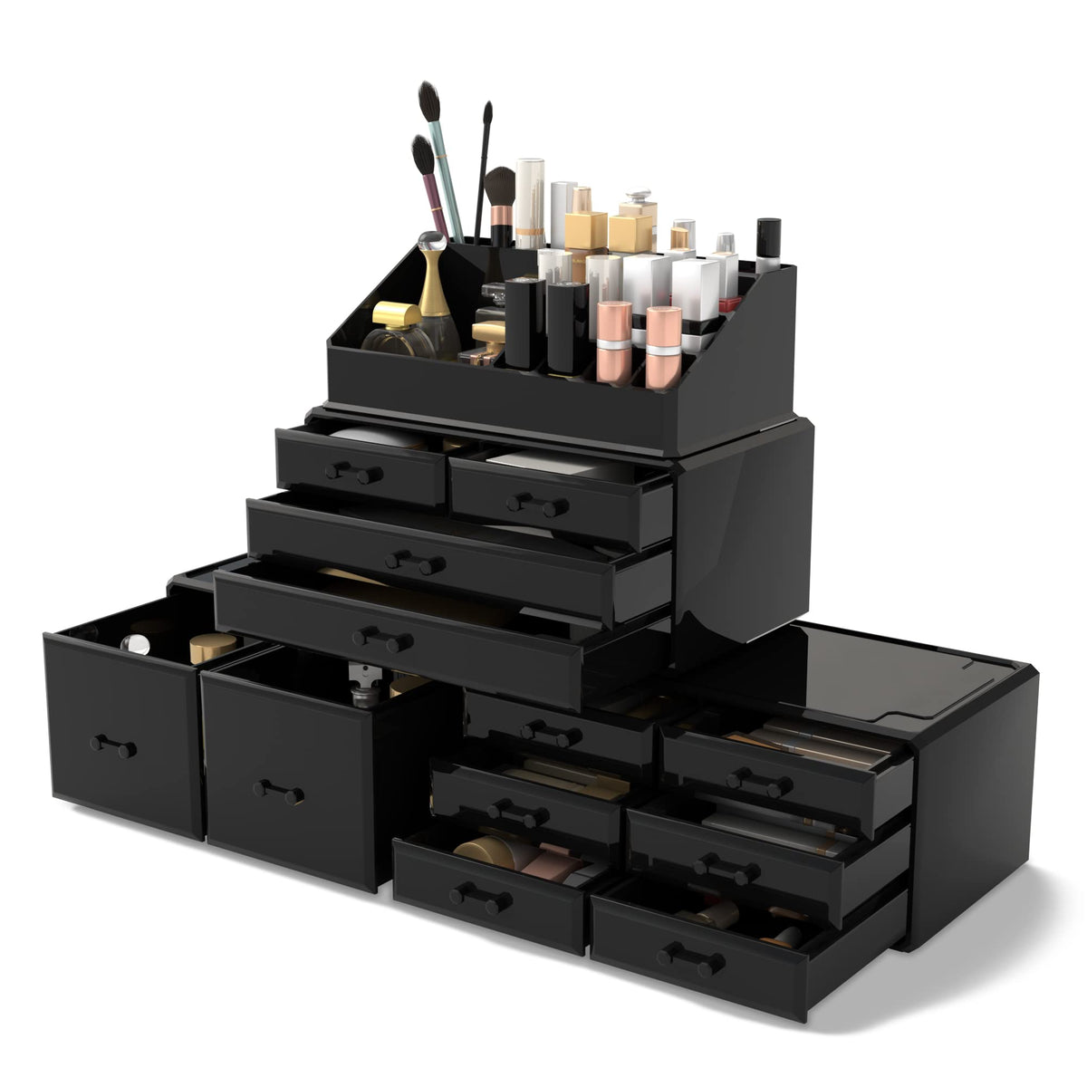 Readaeer organizador de maquillaje con 12 cajones para ordenar tu tocador
