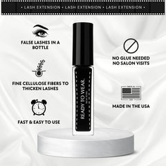Ready To Wear Lash Extension : application avec mascara pour un effet prolongé.