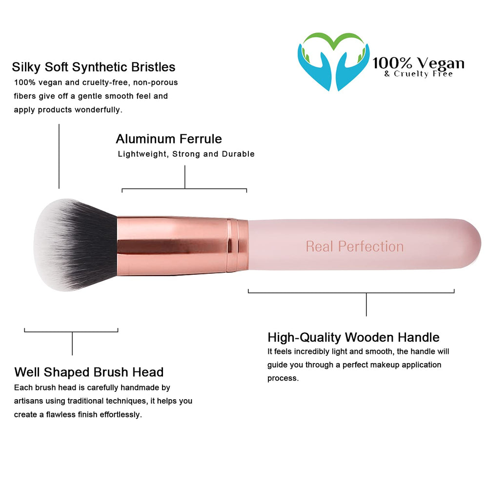 Real Perfection brocha de corrector para cubrir imperfecciones con precisión.