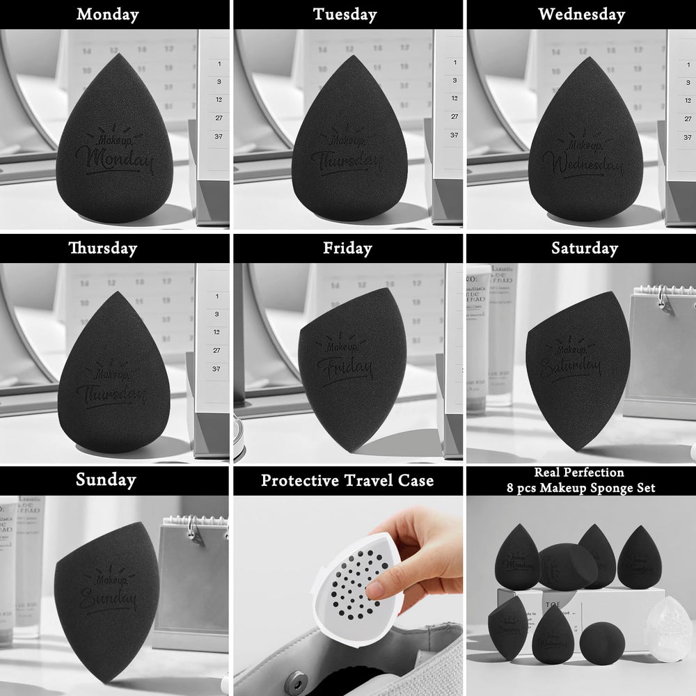 Esponjas sin látex de Real Perfection, textura suave para aplicación precisa