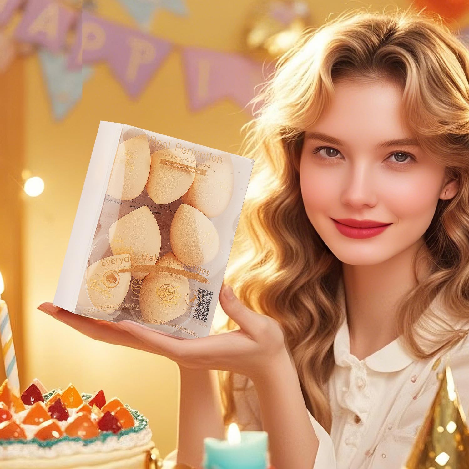 Real Perfection esponjas maquillaje como regalo práctico para fiestas