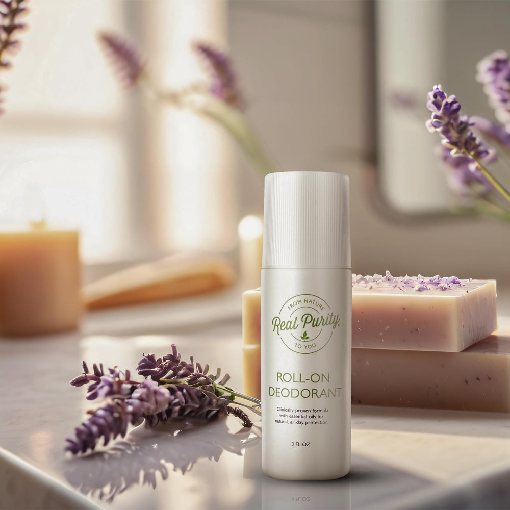 Real Purity Desodorante de rodillo sin fragancia para piel sensible