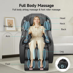 Real Relax Favor-06, control por aplicación y porta teléfono para mayor comodidad.