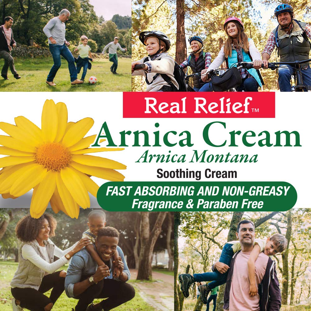 Textura rápida de absorción de Real Relief Arnica Crema