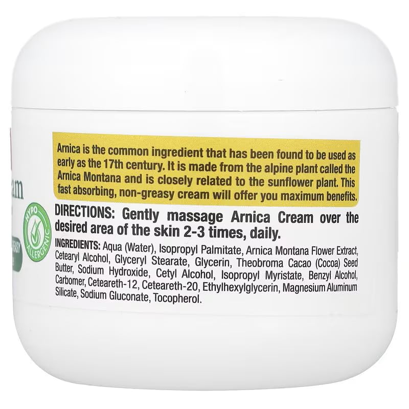 Real Relief Arnica Cream para aplicación rápida durante entrenamientos.