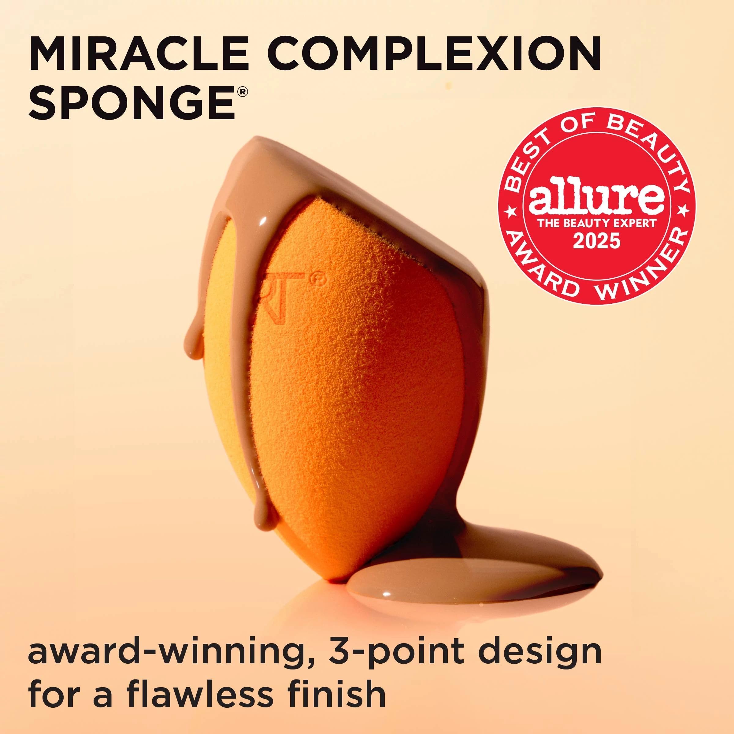 Real Techniques Miracle Complexion: aplicación de base con borde plano para mayor precisión