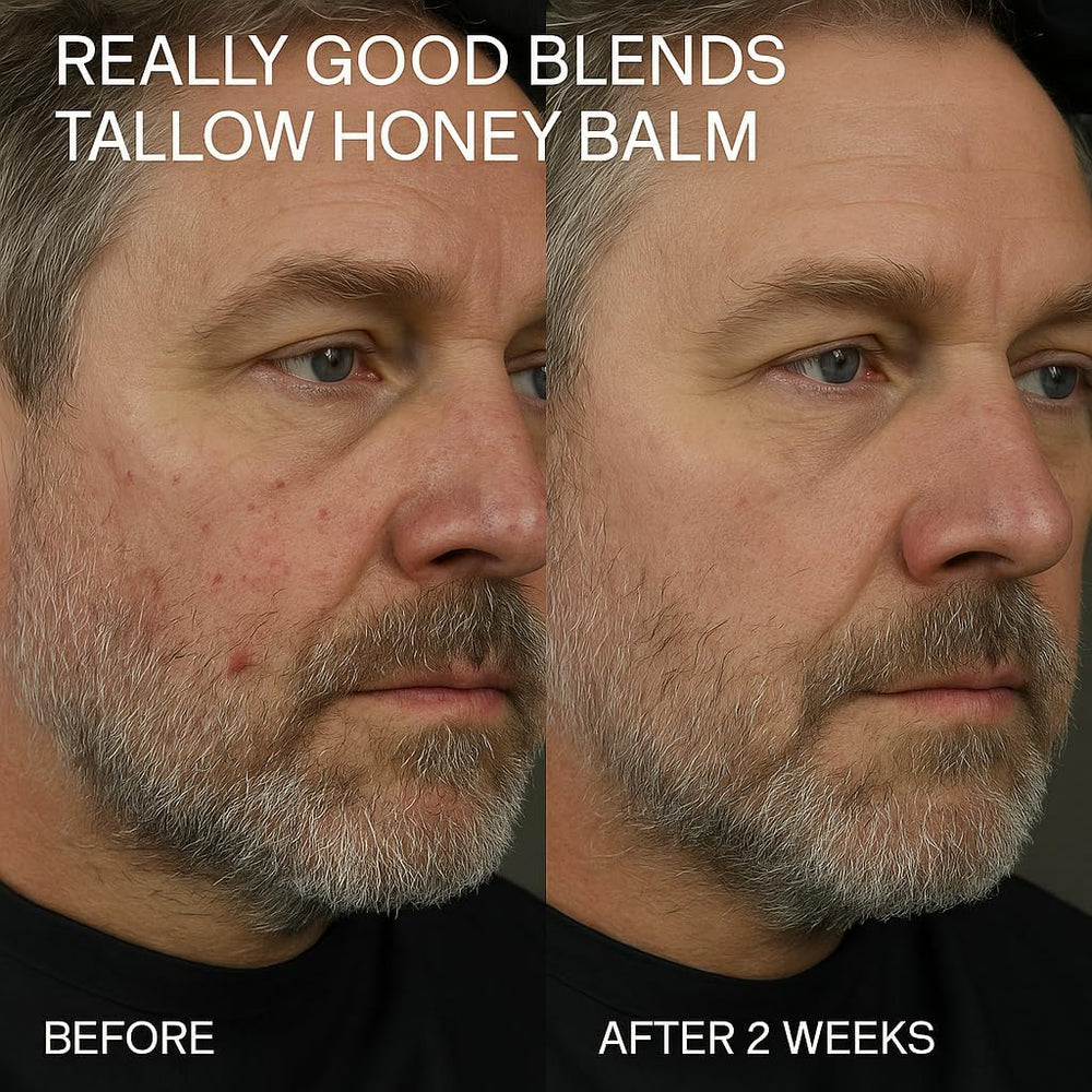 Really Good Blends Tallow Honey Balm USA-made seal; trusted craftsmanship.