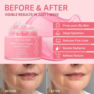 Realori Lightweight Gel-Cream texture image showing quick absorption.