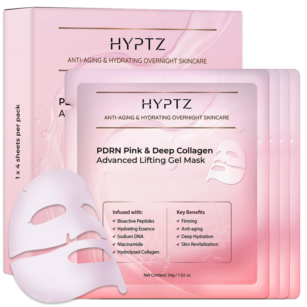 Realori mascarilla de colágeno Salmon DNA, bote rosado para hidratación profunda.