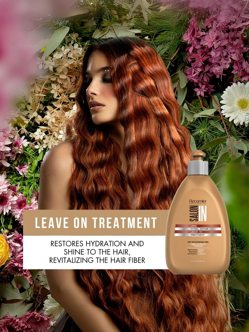 Recamier Salon In Hydra Repair aceite de argán para nutrición de la fibra capilar.