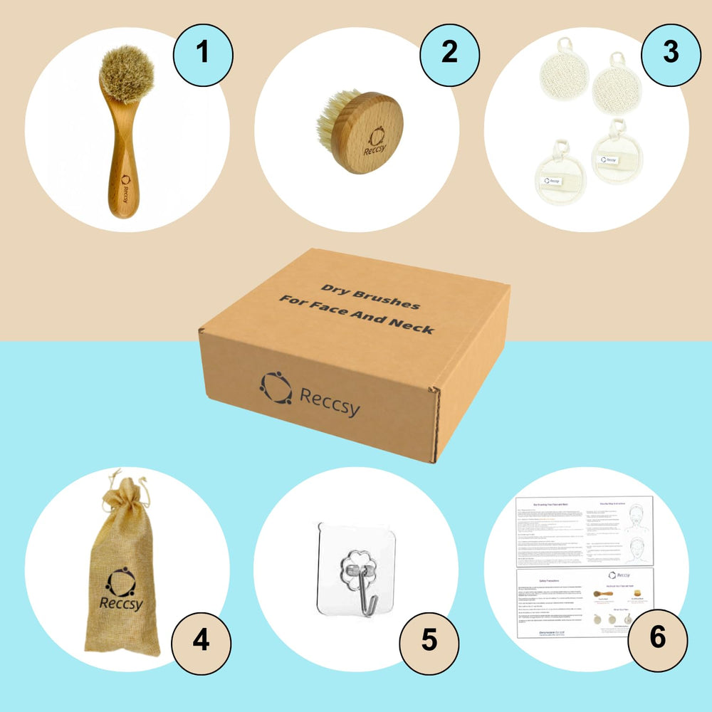 Reccsy conjunto 3 en 1, experiencia de cuidado facial integrada.