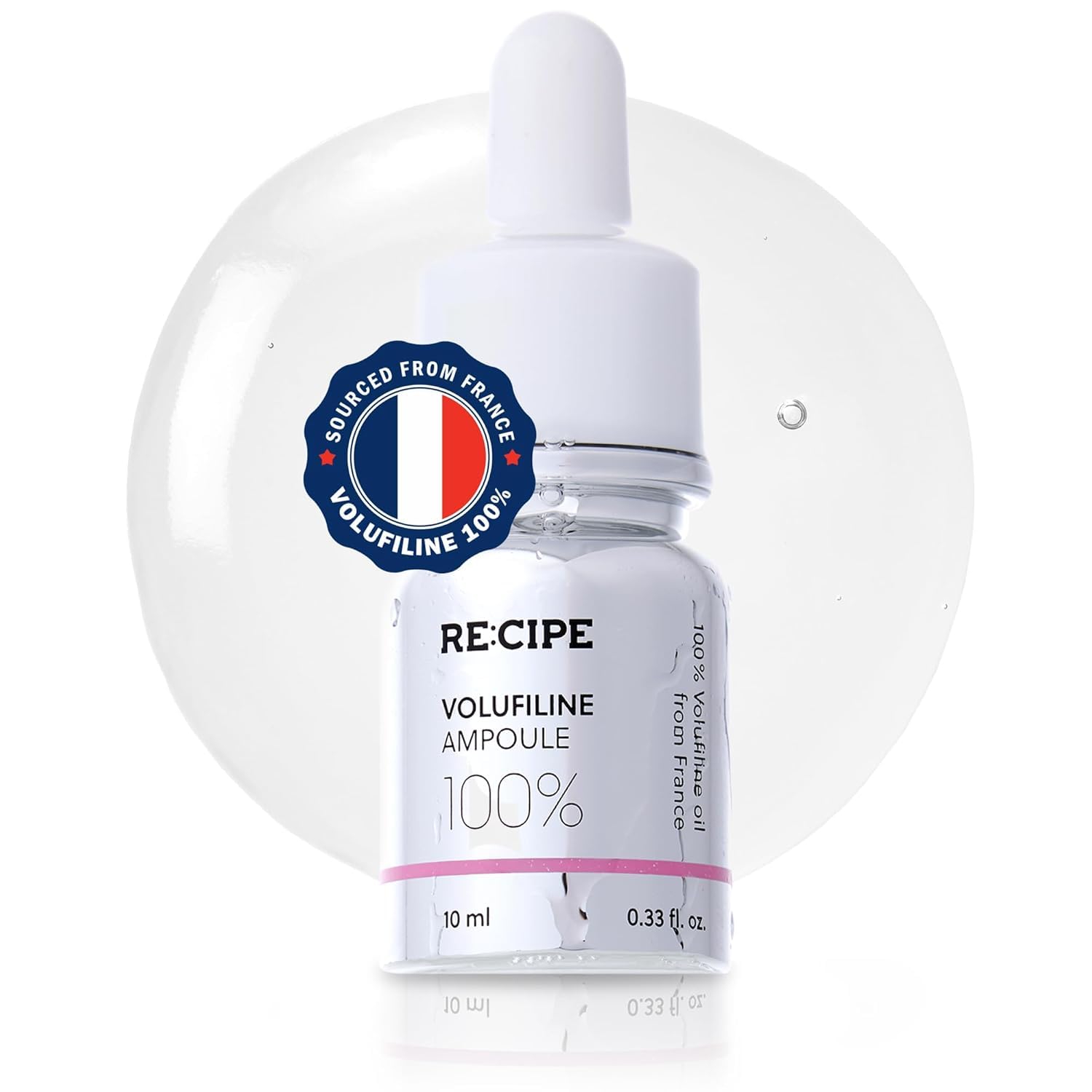 RE:CIPE Volufiline ampolla con gotero para dosificar dosis precisas.