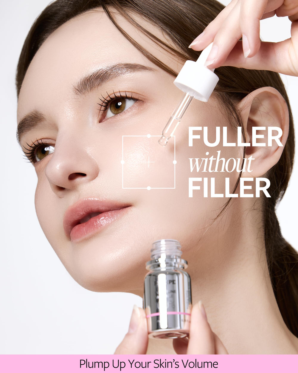 RE:CIPE Volufiline envase elegante para uso facial y corporal.