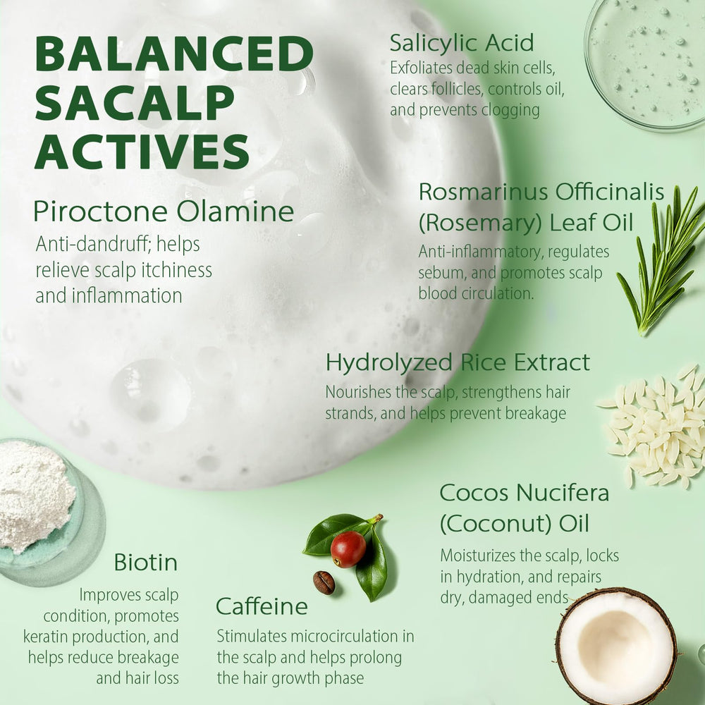 Recuren Plus aceite de coco, cabello hidratado y cuero cabelludo equilibrado.