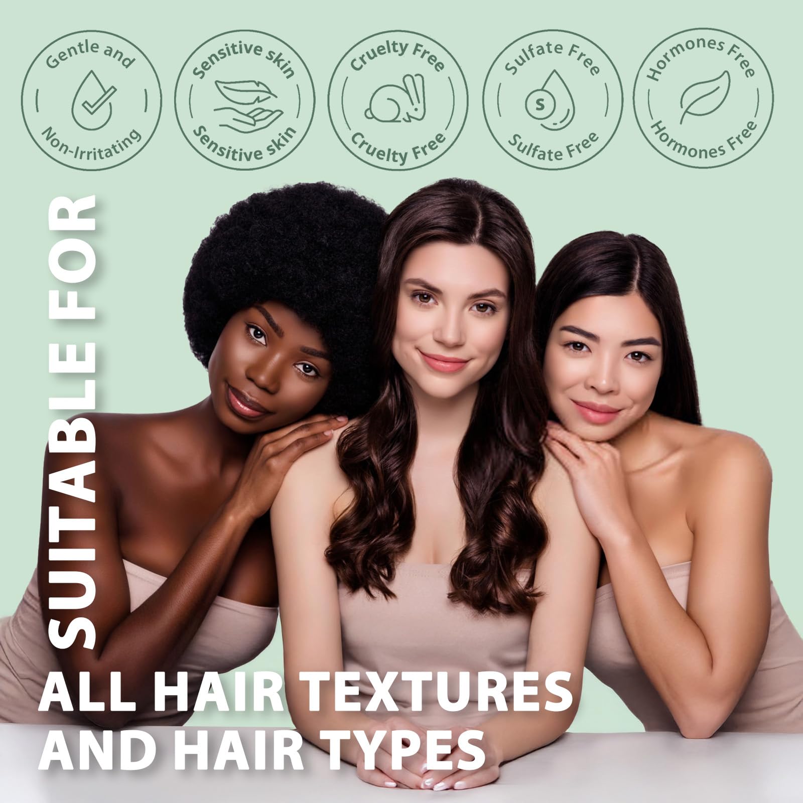 Recuren Plus cabello fresco después del lavado, sensación limpia y revitalizante.