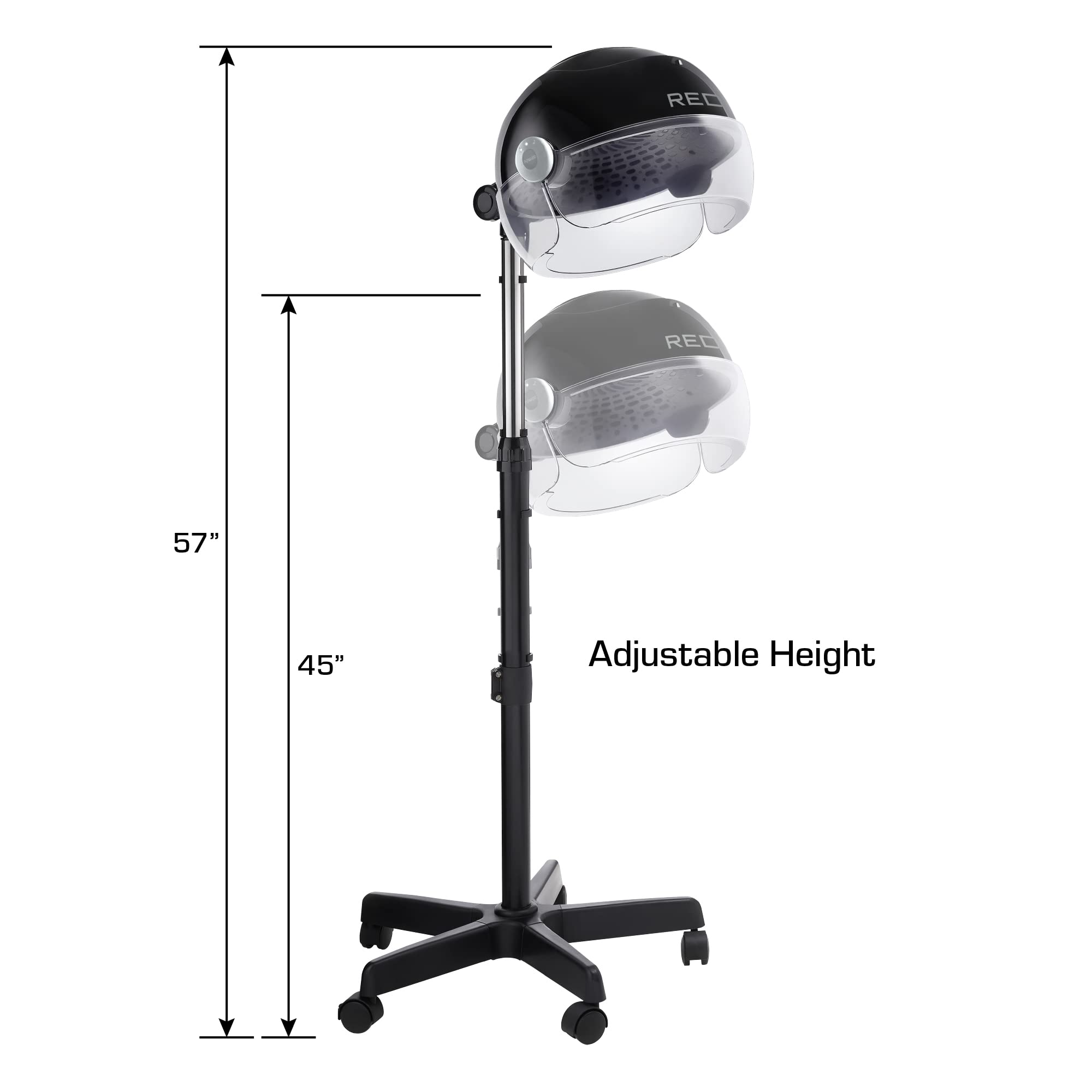 Diseño ergonómico del RED de Kiss 3000 para uso prolongado.