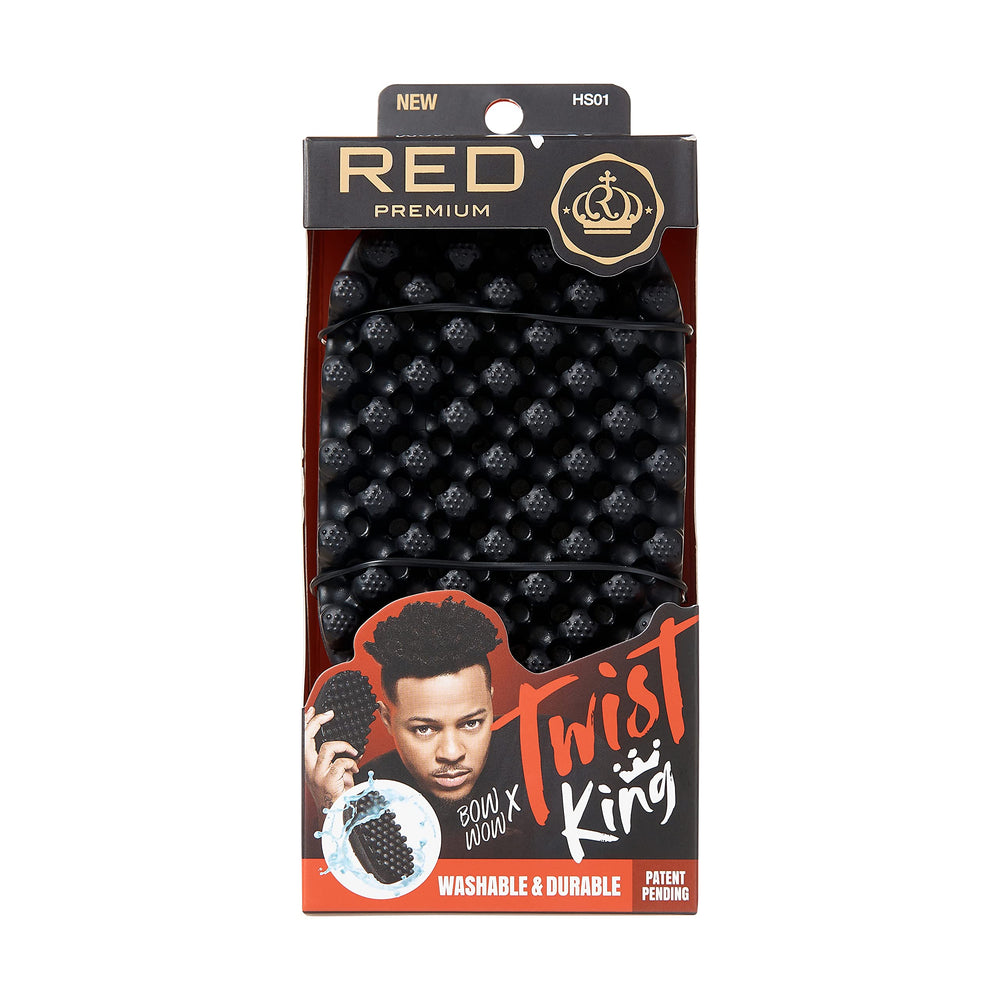 Red by Kiss BowWow Twist King, cepillo ergonómico para control cómodo durante el peinado