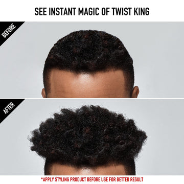 Red by Kiss BowWow Twist King para un estilizado rápido y cómodo